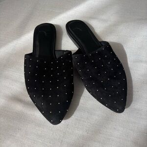 Joie Aderes Studded Mules Black EU37 / US 6.5 | Chic
